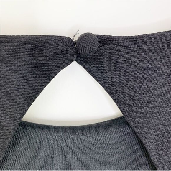 Eliza J Black/Cream Striped Skirt Fit And Flare‎ Dress Size 0 NEW With Tags - Picture 11 of 16